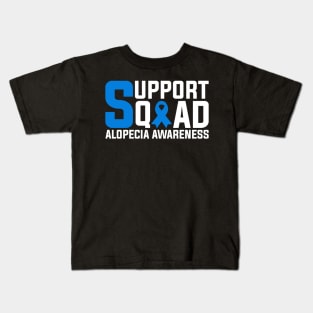 Alopecia Awareness Support Squad Kids T-Shirt